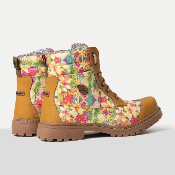 BOTAS NATURALE FLORAL MOSTAZA - Imagen 3